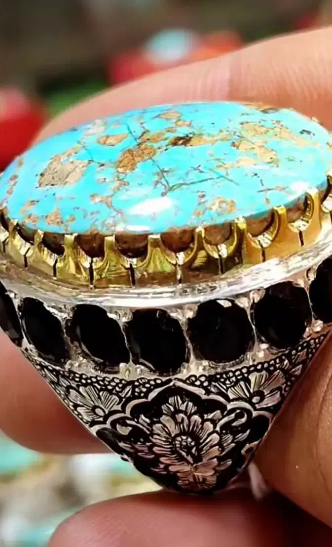 انگشتر نقره فیروزه|جواهرات|نجف‌آباد, شیخ بهایی جنوبی|دیوار