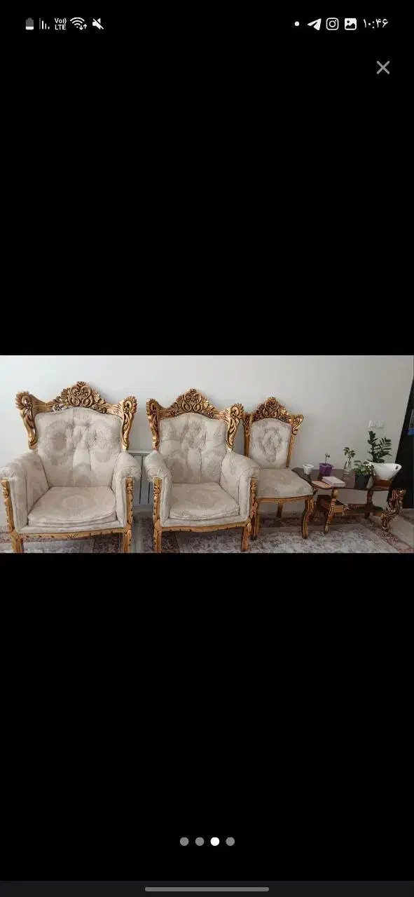 مبل سلطنتی|مبلمان خانگی و میز عسلی|اسلامشهر, شهرک واوان|دیوار