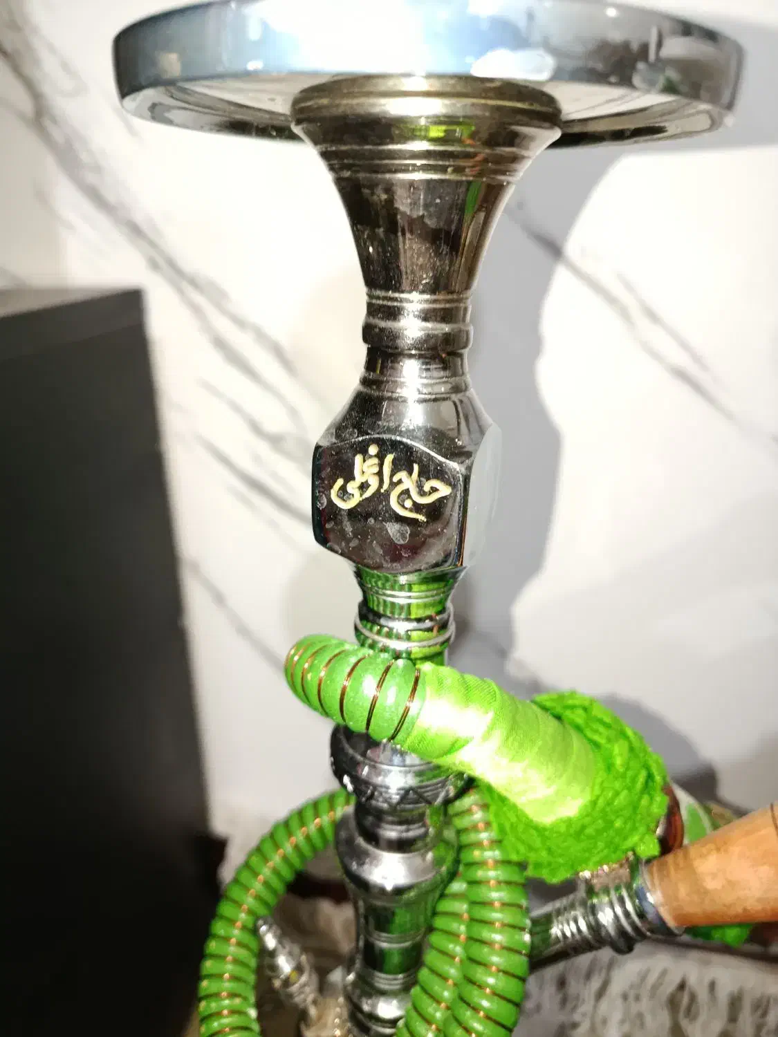 قلیان تنه برنجی حاج اوغلی اصل|صنایع دستی و سایر لوازم تزئینی|چهاردانگه (تهران), |دیوار