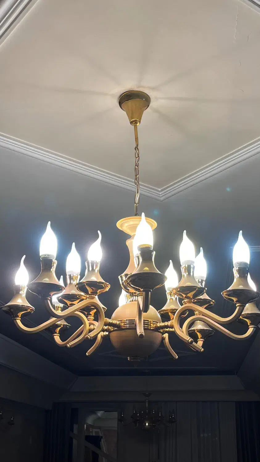 لوستر|لوستر و چراغ آویز|بومهن, |دیوار