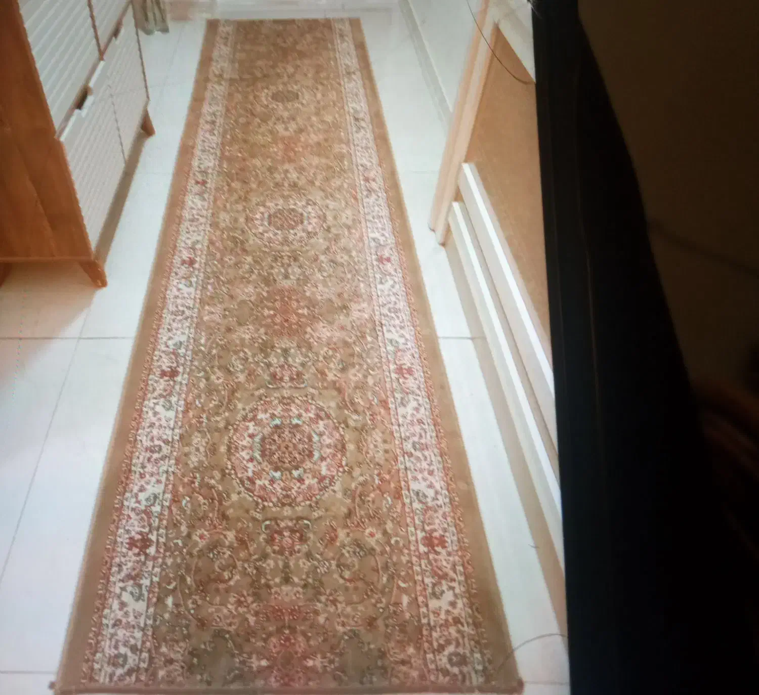 فرش زرین مدل ماهی      فرش کناره  فرش سنگی|فرش|همدان, |دیوار