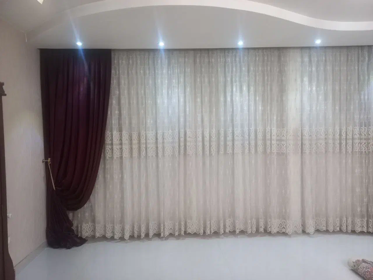 پرده کلاسیک در حد نو|پرده، رانر، رومیزی|مشهد, آزادشهر|دیوار