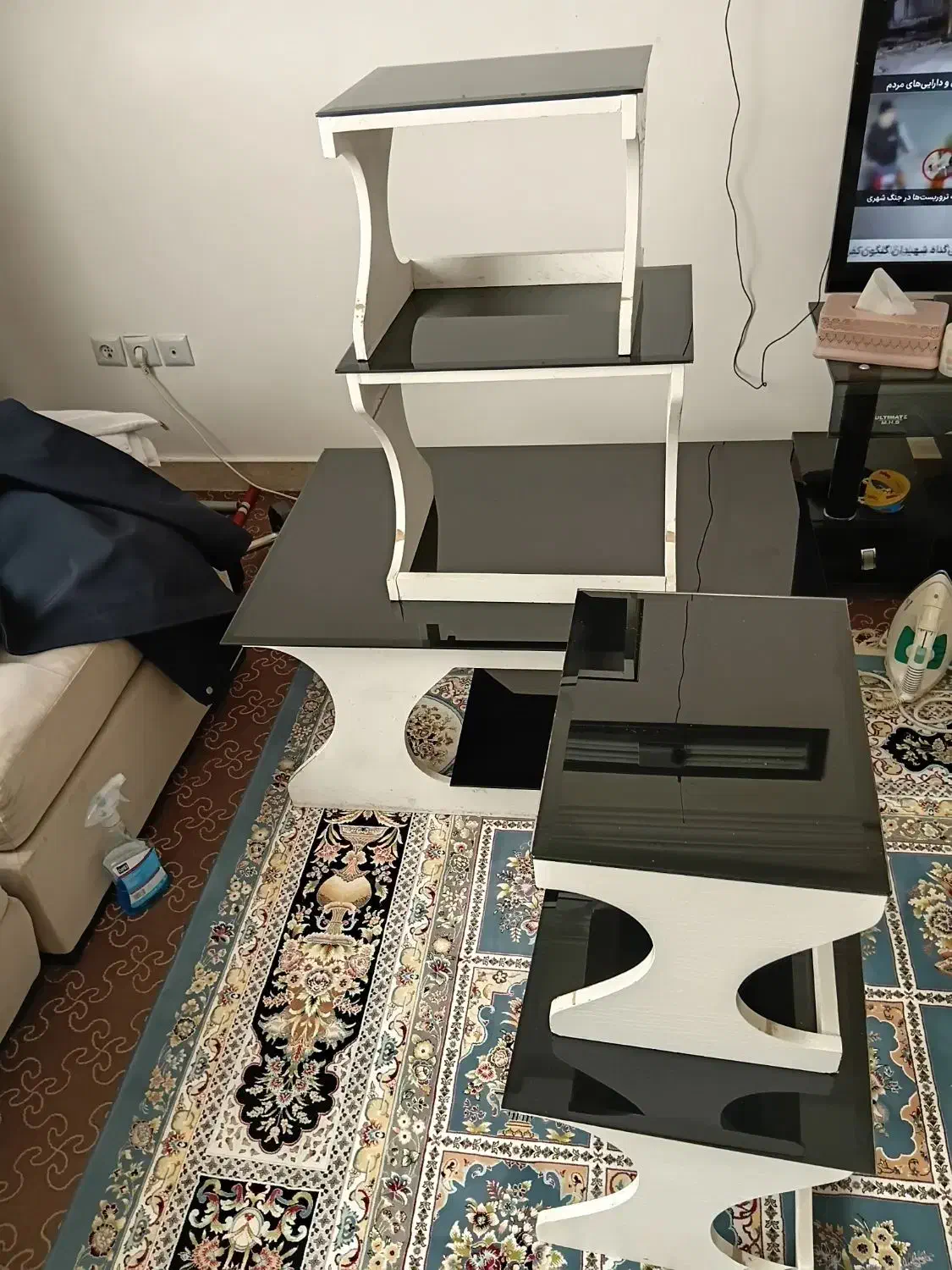 میز عسلی شیشه ای|مبلمان خانگی و میز عسلی|زاهدان, |دیوار