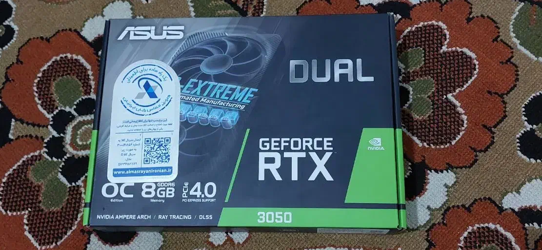 کارت گرافیک RTX 3050 Dual Oc Edtion 8GB Gddr6|قطعات و لوازم جانبی رایانه|مشهد, رده|دیوار