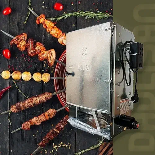 اجاق کباب پز ایستاده موتور دار بدون دود (اکبند)|اجاق گاز و لوازم برقی پخت‌وپز|اصفهان, دشتستان|دیوار