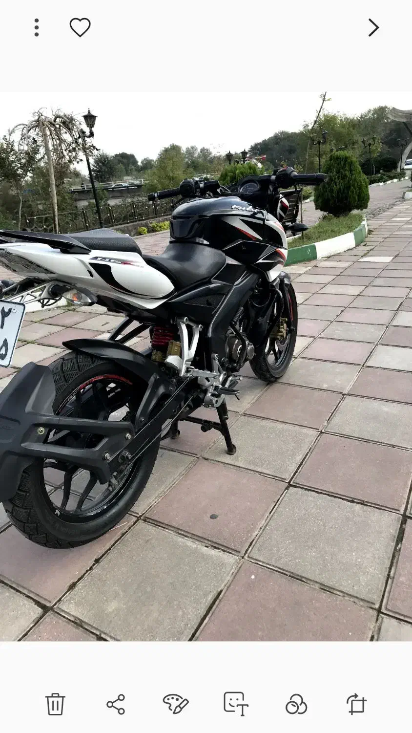 NS150 مدل۹۵ مدارک کامل.|موتورسیکلت|رشت, کوی فرهنگیان|دیوار