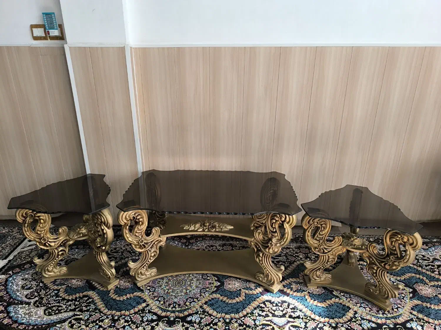 میز جلو مبلی ودوعسلی|مبلمان خانگی و میز عسلی|لنجان, |دیوار