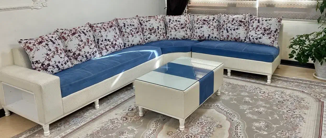 مبل اِل هفت نفره|مبلمان خانگی و میز عسلی|فیروزکوه, |دیوار