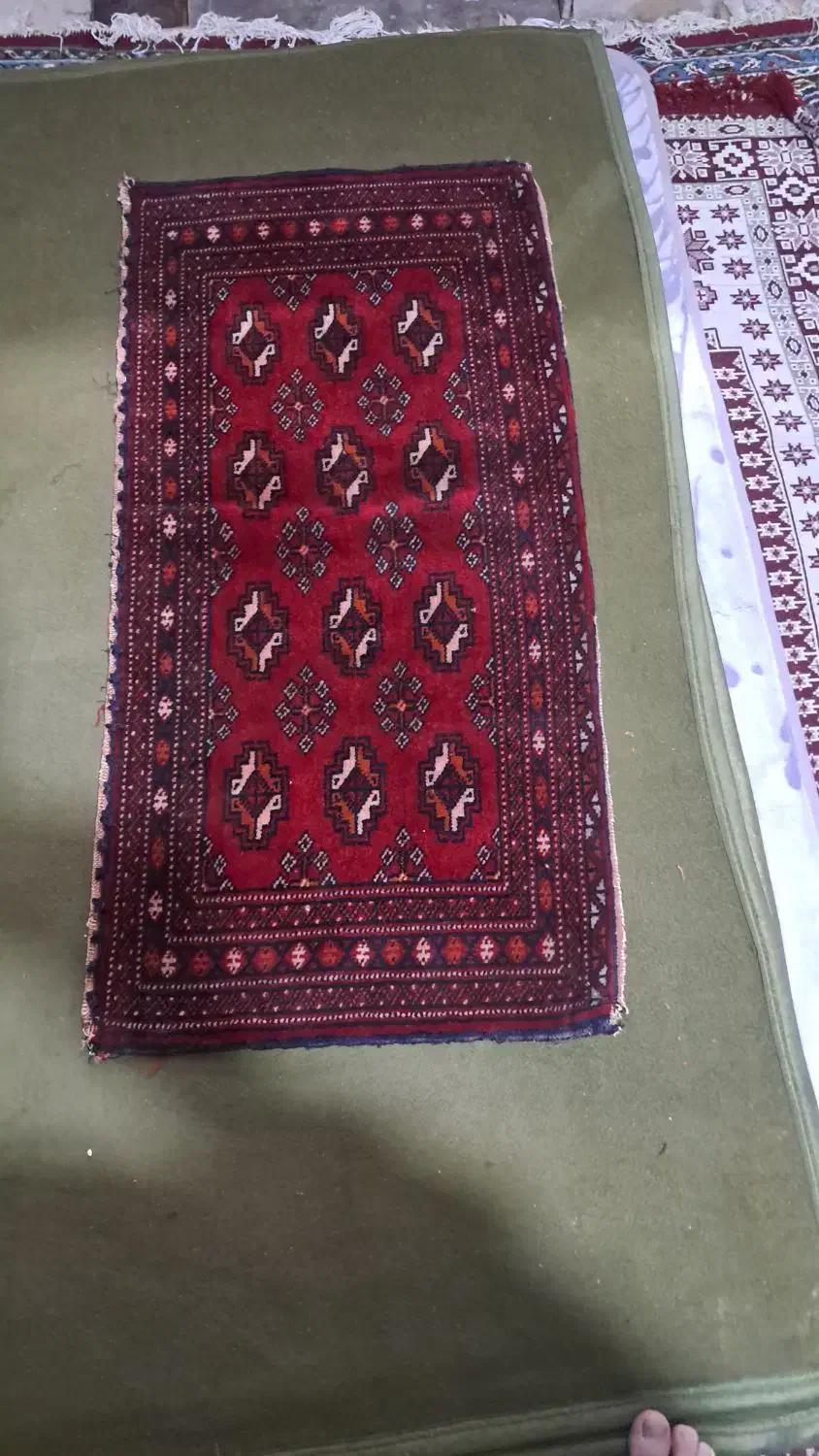 پادری فرش دست بافت سایز،۱۰۰ در ۵۰ سانت سالم|پادری|کرج, چهارصد دستگاه|دیوار