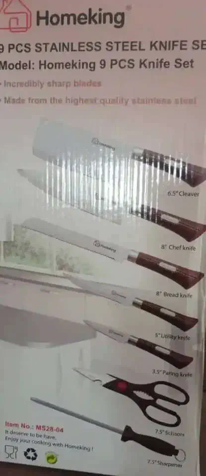 سرویس چاقو 9تیکه|ظروف پخت‌وپز|کرمانشاه, |دیوار
