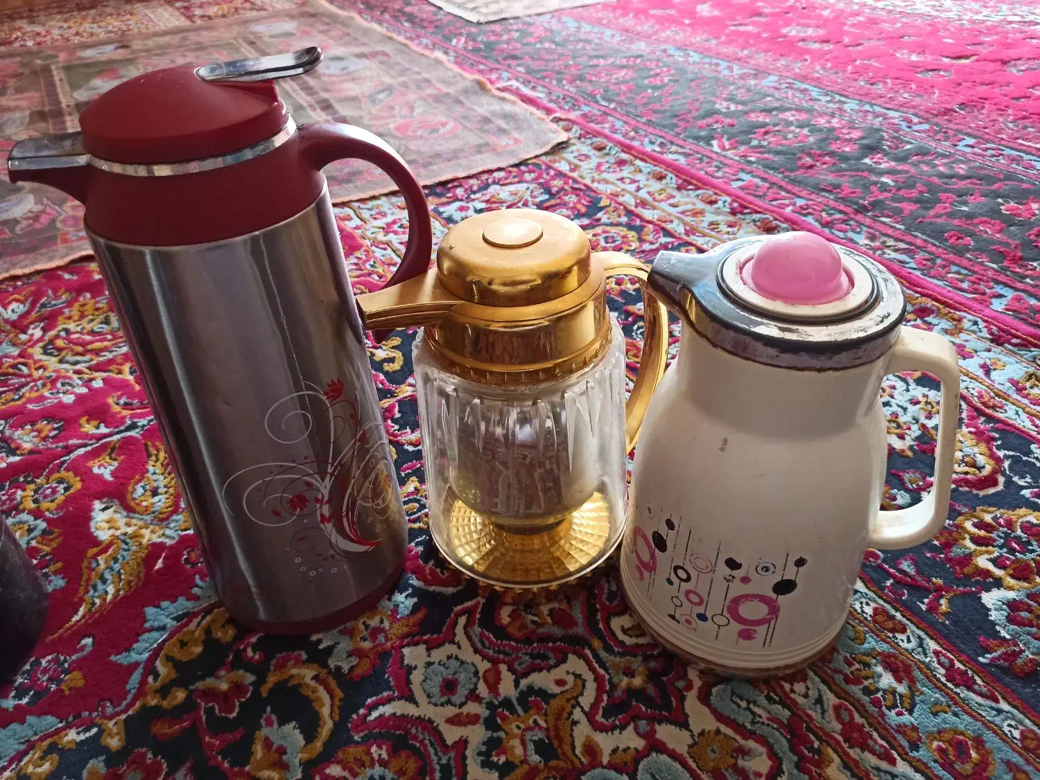 فلاکس چای سه شیشه دار ودوتا قاب|سماور، چای‌ساز، قهوه‌ساز|سوسنگرد, |دیوار