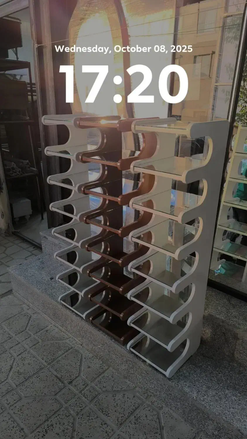 جاکفشی کمجا آینهدار MDF برای فضای کم|جاکفشی، کمد، دراور|کرمانشاه, |دیوار