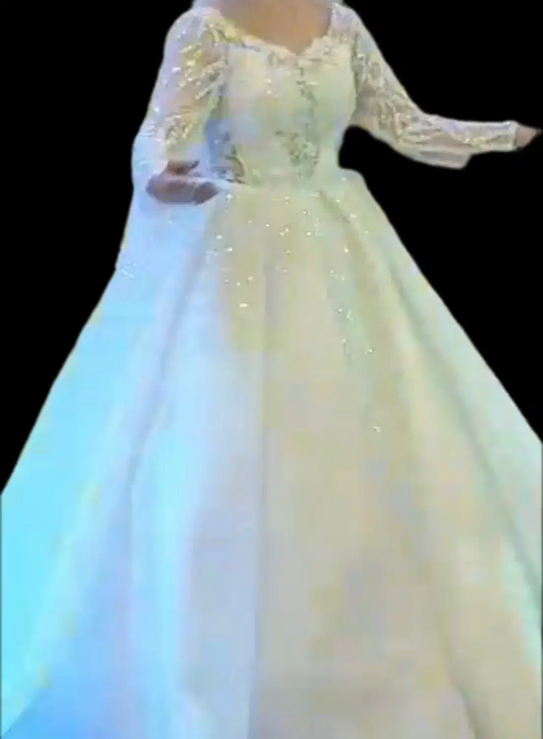 لباس عروس پر کلوش در حد نو|لباس|تهران, آهنگ|دیوار