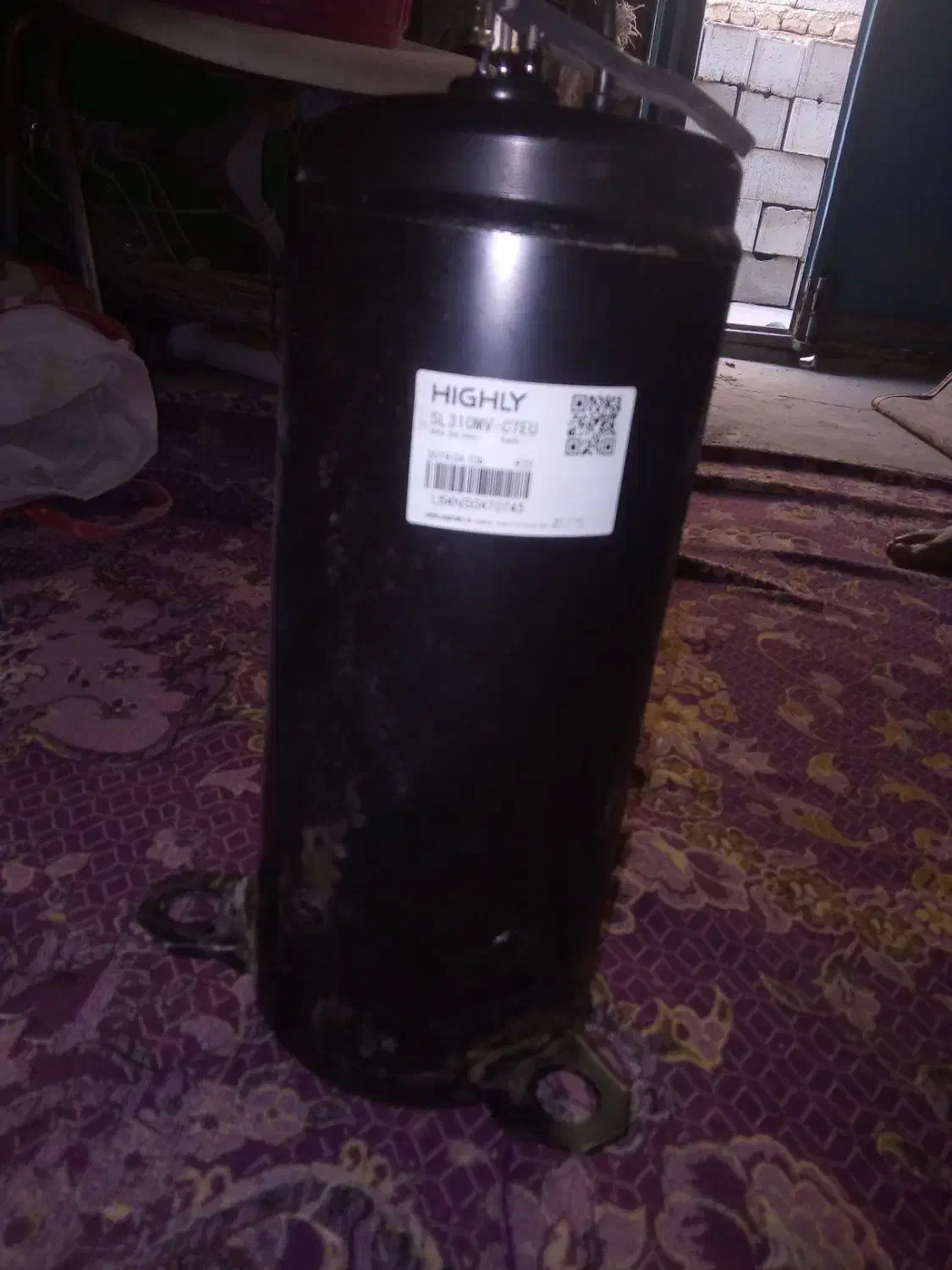 موتور سوخته اسپیلت 18هزار|کولر گازی و فنکوئل|ایرانشهر, |دیوار