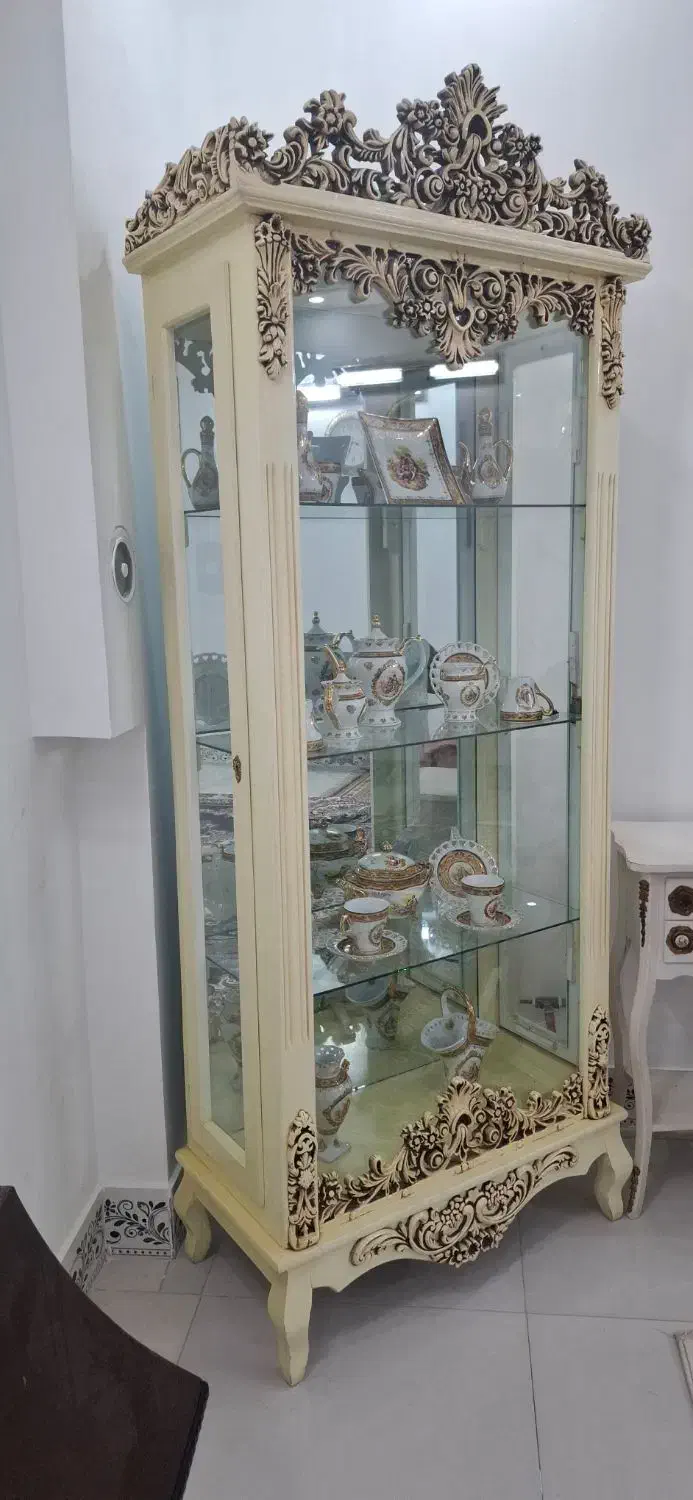 مبل نیمه استیل گنجه و میز تلویزیون|بوفه، ویترین، کنسول|مشهد, امیریه|دیوار