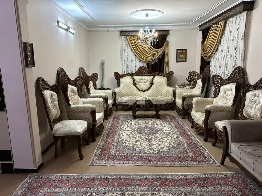 مبل سلطنتی چوب گردو|مبلمان خانگی و میز عسلی|همدان, |دیوار