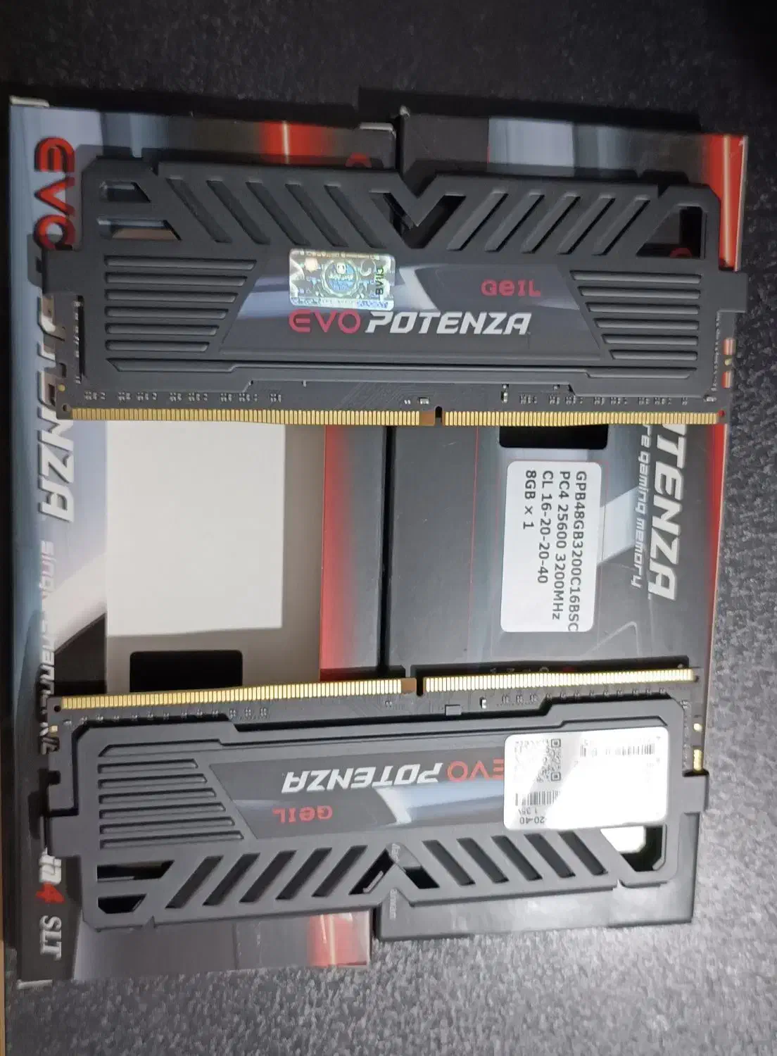 رم 16 گیگ geil دو کاناله مدل evo potenza cl16 3200|قطعات و لوازم جانبی رایانه|نظرآباد, مسکن مهر نظرآباد|دیوار