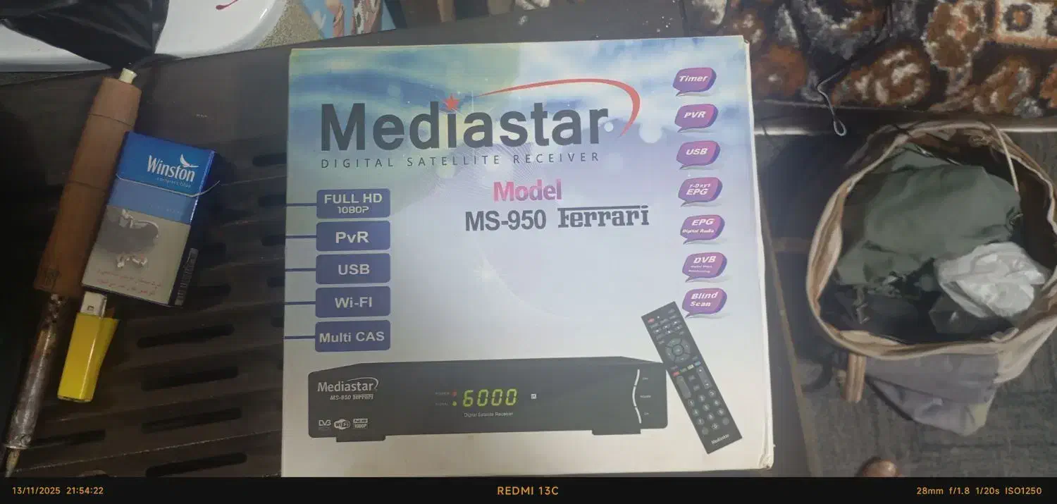 گیرنده دیجیتال. اصلی قدیمی|صوتی و تصویری|رشت, جماران|دیوار