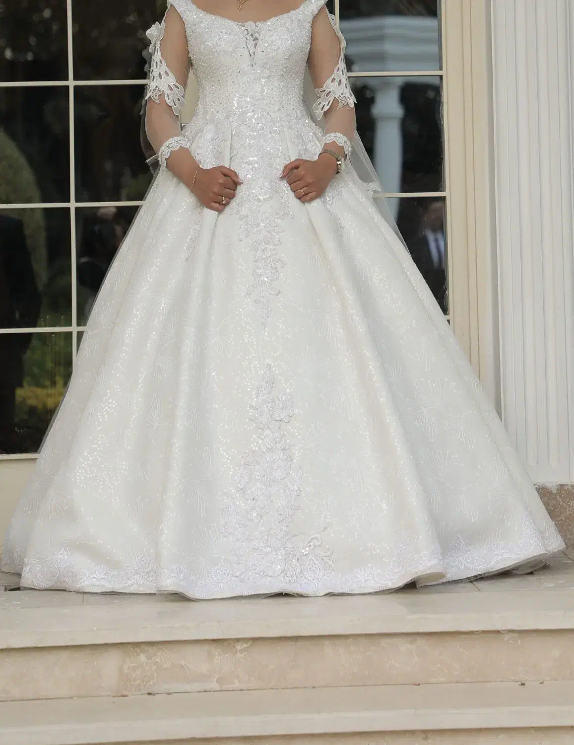 لباس عروس سایز 38 تا 42 بدون استین|لباس|مشکین‌دشت, |دیوار