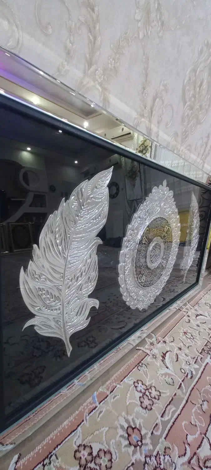 تابلو دور آینه ای آک|تابلو، نقاشی، عکس|اهواز, کمپلو جنوبی|دیوار