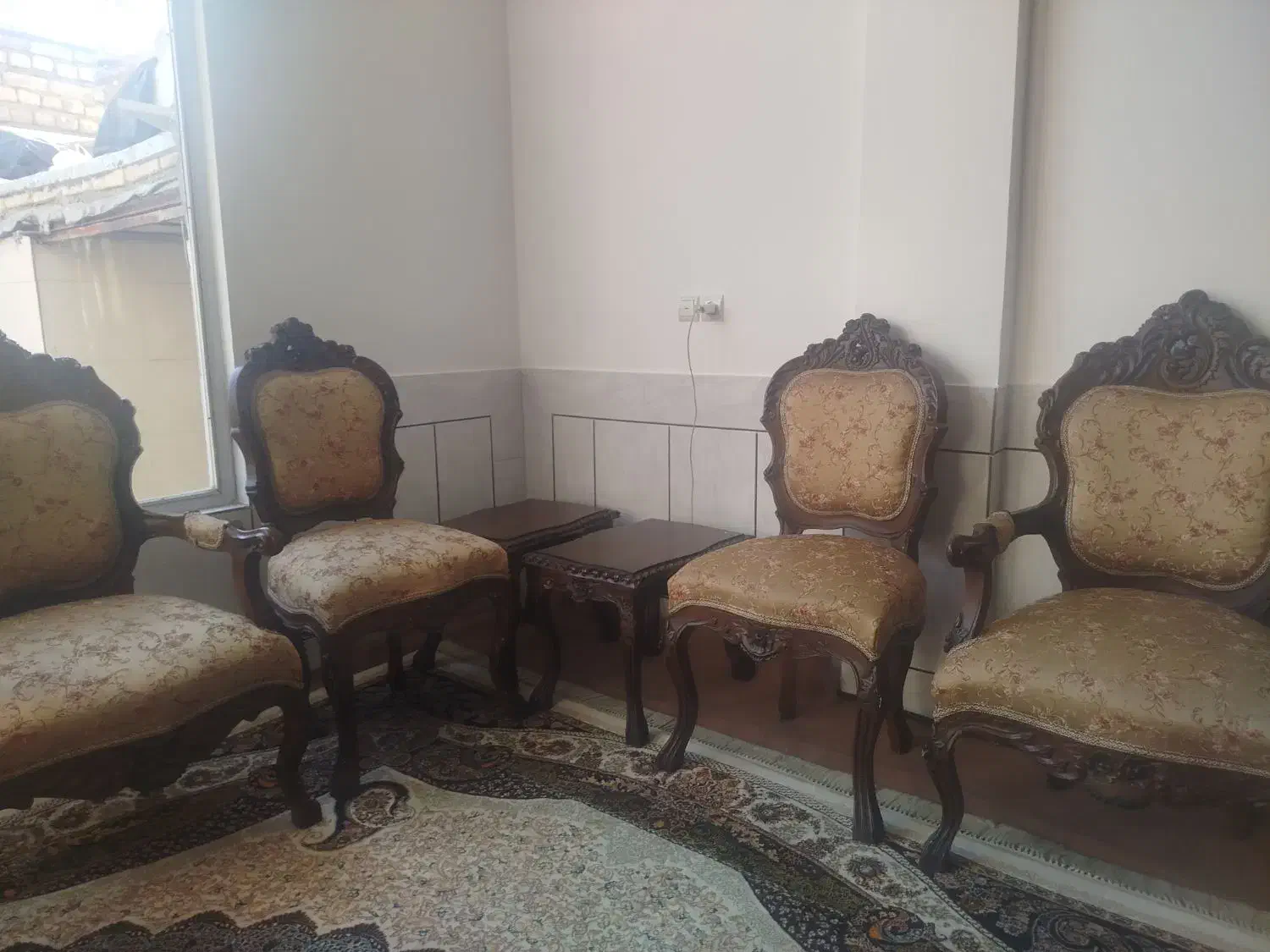 مبلمان سلطنتی ۱۰ نفره|مبلمان خانگی و میز عسلی|خمینی‌شهر, |دیوار