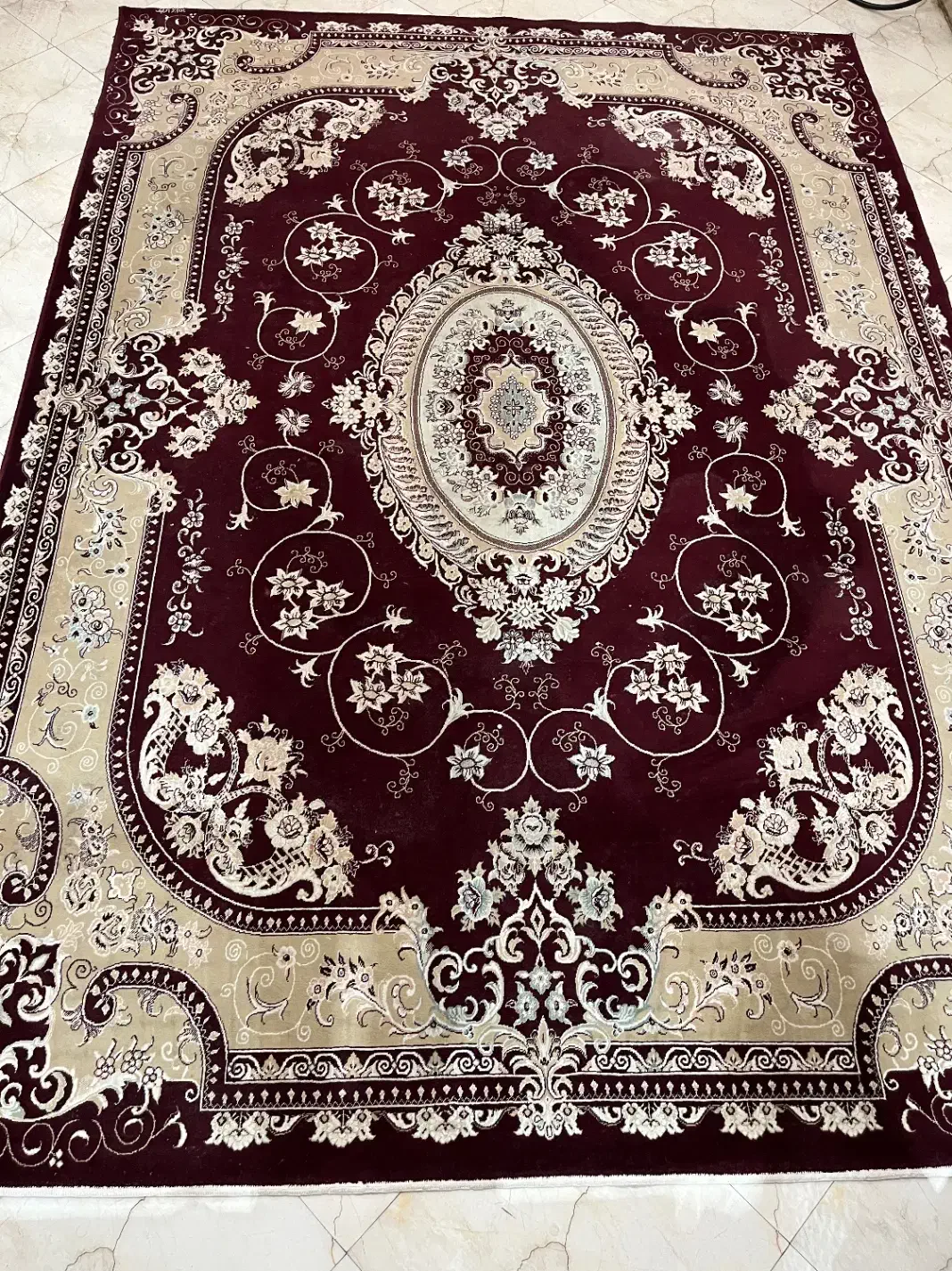 فرش ۱۲متری نخ بدون ایراد سالم|فرش|نسیمشهر, |دیوار