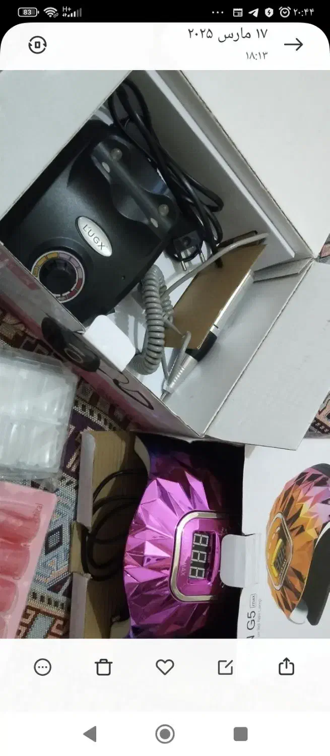 تعدادی‌وسایل‌ناخن‌کاری‌درحدنو|آرایشگاه و سالن‌های زیبایی|کرمانشاه, |دیوار