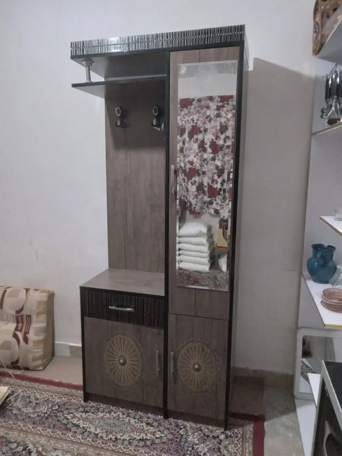 پارتیشن.جاکفشی .کمد اینه دار قیمت ۲۴۰۰|جاکفشی، کمد، دراور|مسجد سلیمان, |دیوار