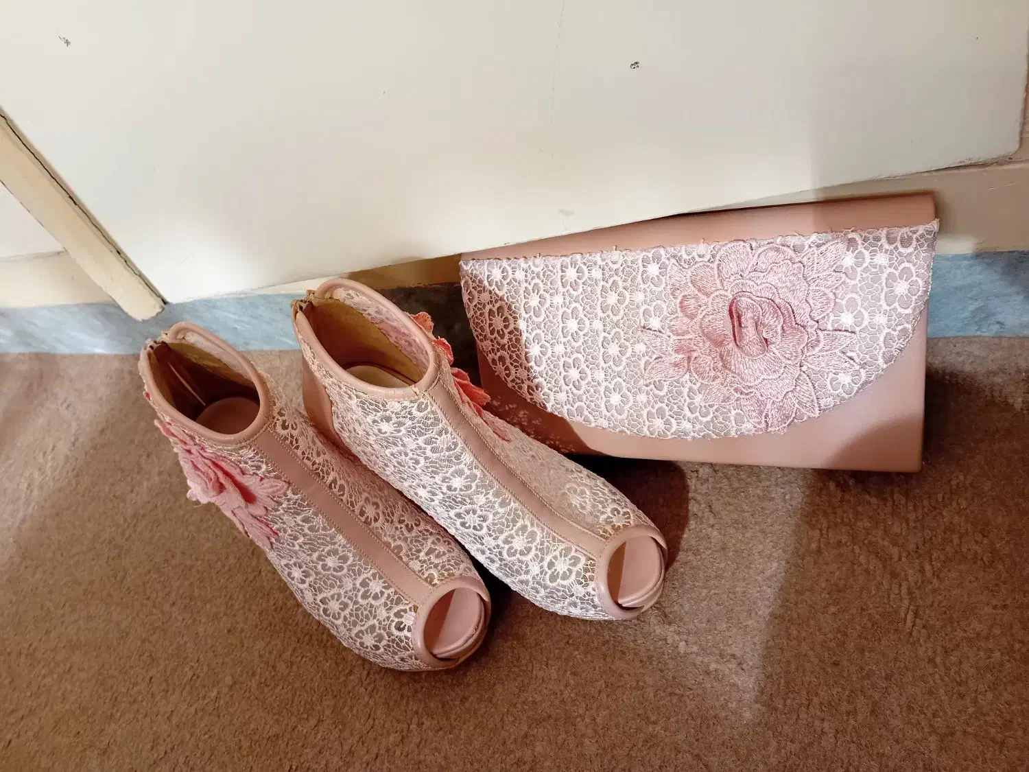 ست کیف و کفش مجلسی شیک|کیف، کفش، کمربند|تبریز, |دیوار