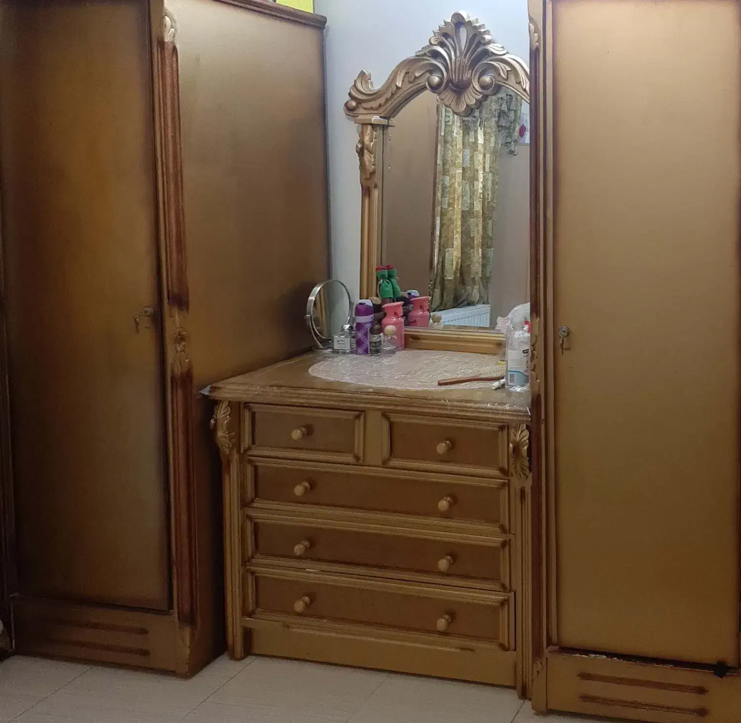 دو عدد کمد و دراور|جاکفشی، کمد، دراور|فشاپویه, |دیوار