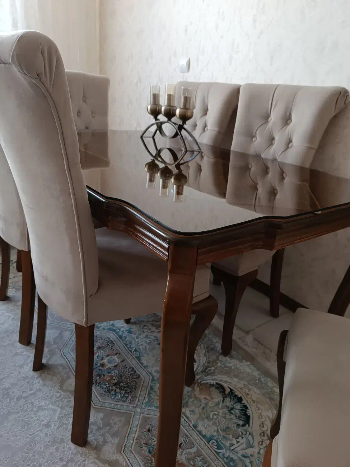 میز و صندلی غذاخوری  شش نفره|میز و صندلی غذاخوری|سهند, |دیوار