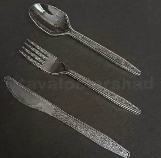 کارد و چنگال و قاشق یکبار مصرف 50عددی احدی|ظروف نگهدارنده، پلاستیکی، یکبارمصرف|کرج, حصارک پایین|دیوار