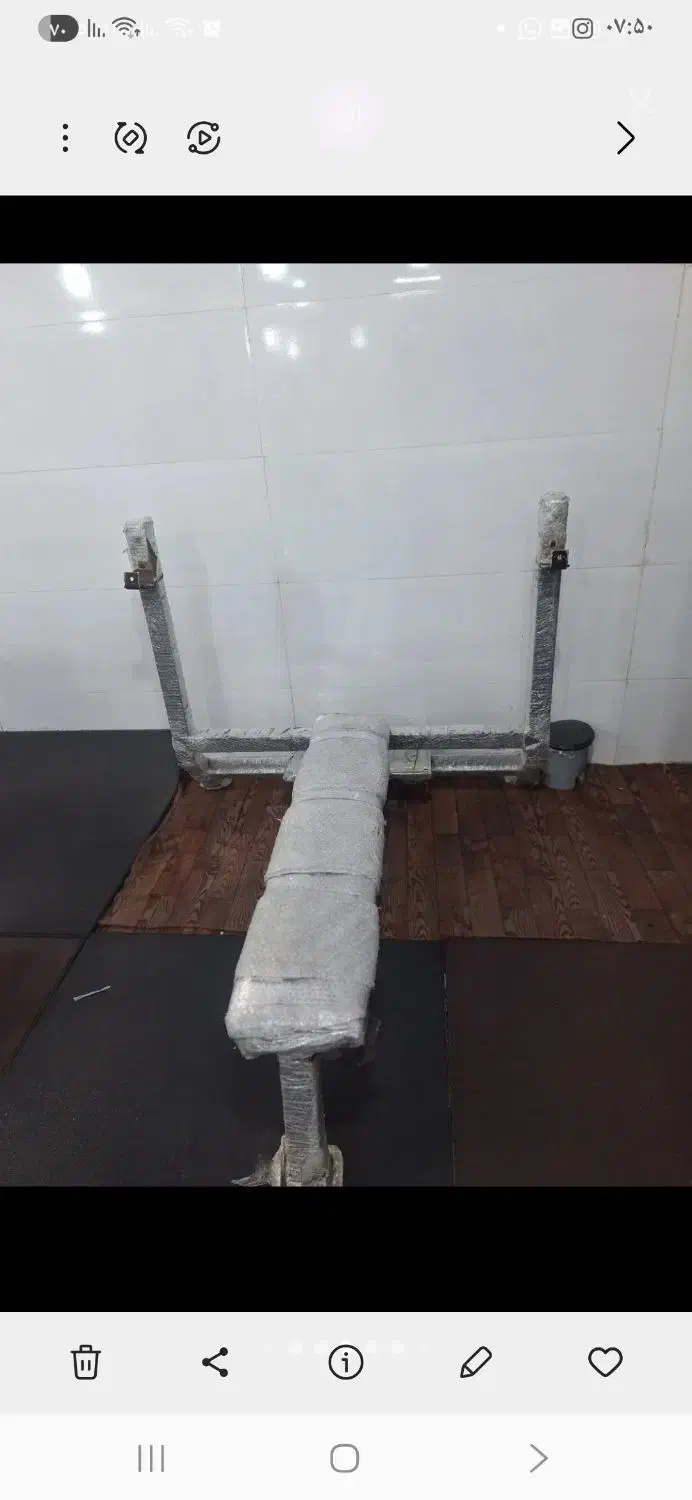 میز پرس سینه درحدنو|تجهیزات ورزشی|فسا, |دیوار