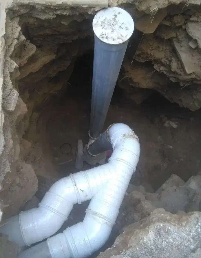 وصل اگولوله کشی فاضلاب مغنی ورفع نم بو لوله ترکیدی|خدمات پیشه و مهارت|مشهد, بهاران|دیوار