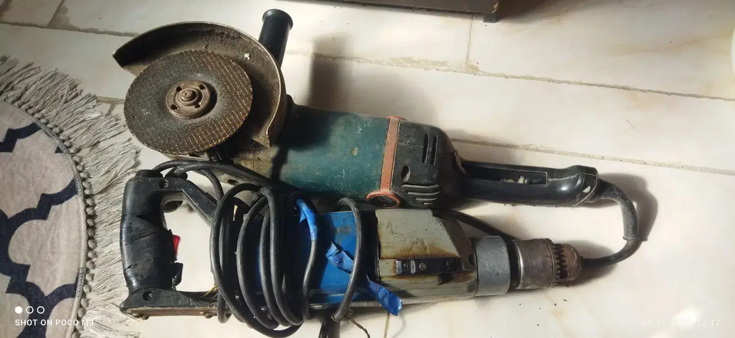 دلر گیربکسی قدیمی درجه یک وچرخ سنگ درجه یک|ابزارآلات|تربت‌حیدریه, بهشت عسکری|دیوار