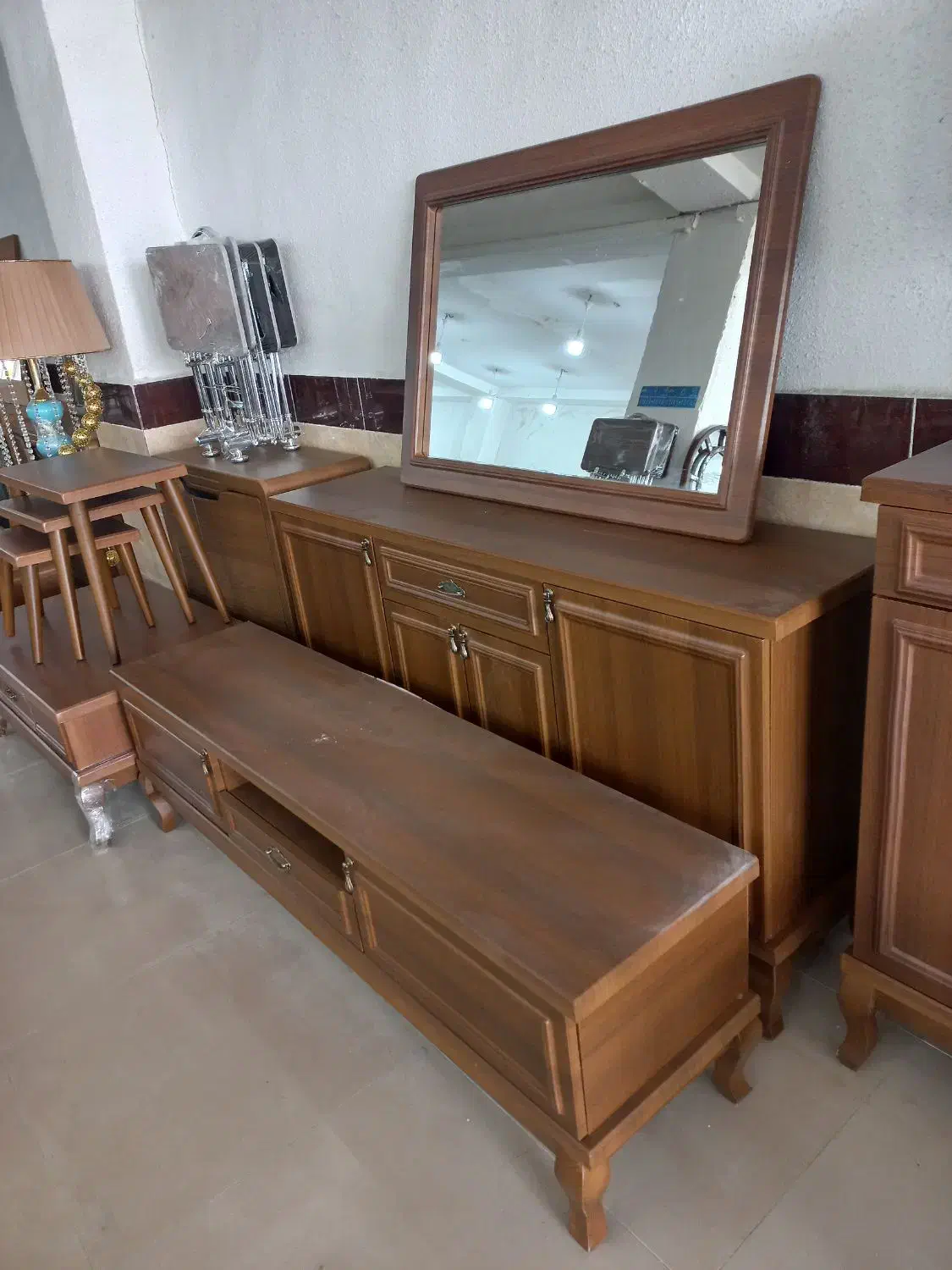 انواع اینه کنسول و جلو مبلی با اقساط ۶ماهه|بوفه، ویترین، کنسول|سورک, |دیوار