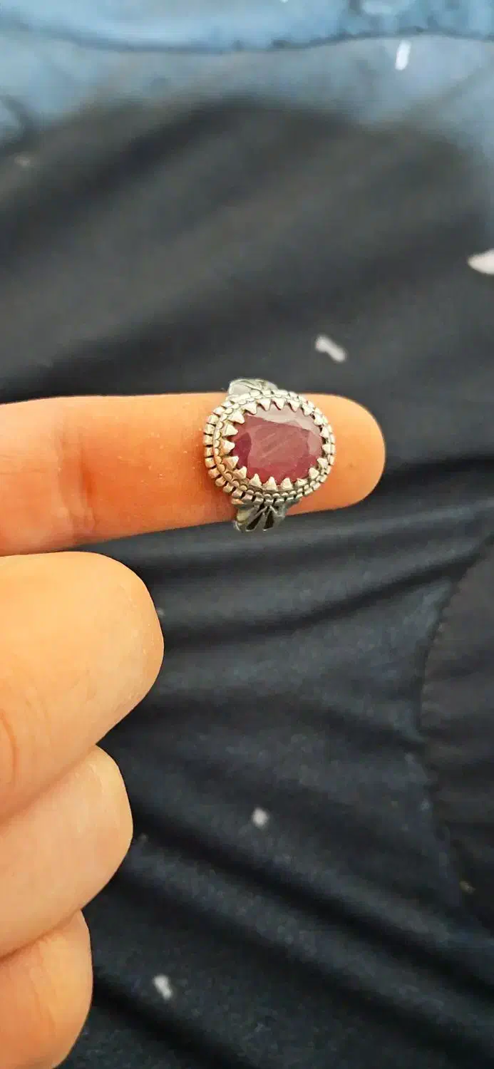 انگشتر یاقوت سرخ معدنی|جواهرات|همدان, |دیوار
