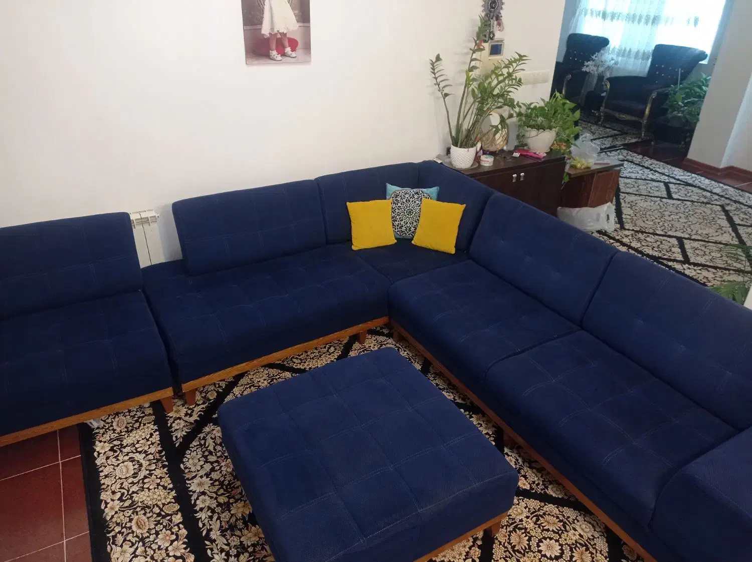 مبلمان ۷نفره راحتی|مبلمان خانگی و میز عسلی|املش, |دیوار