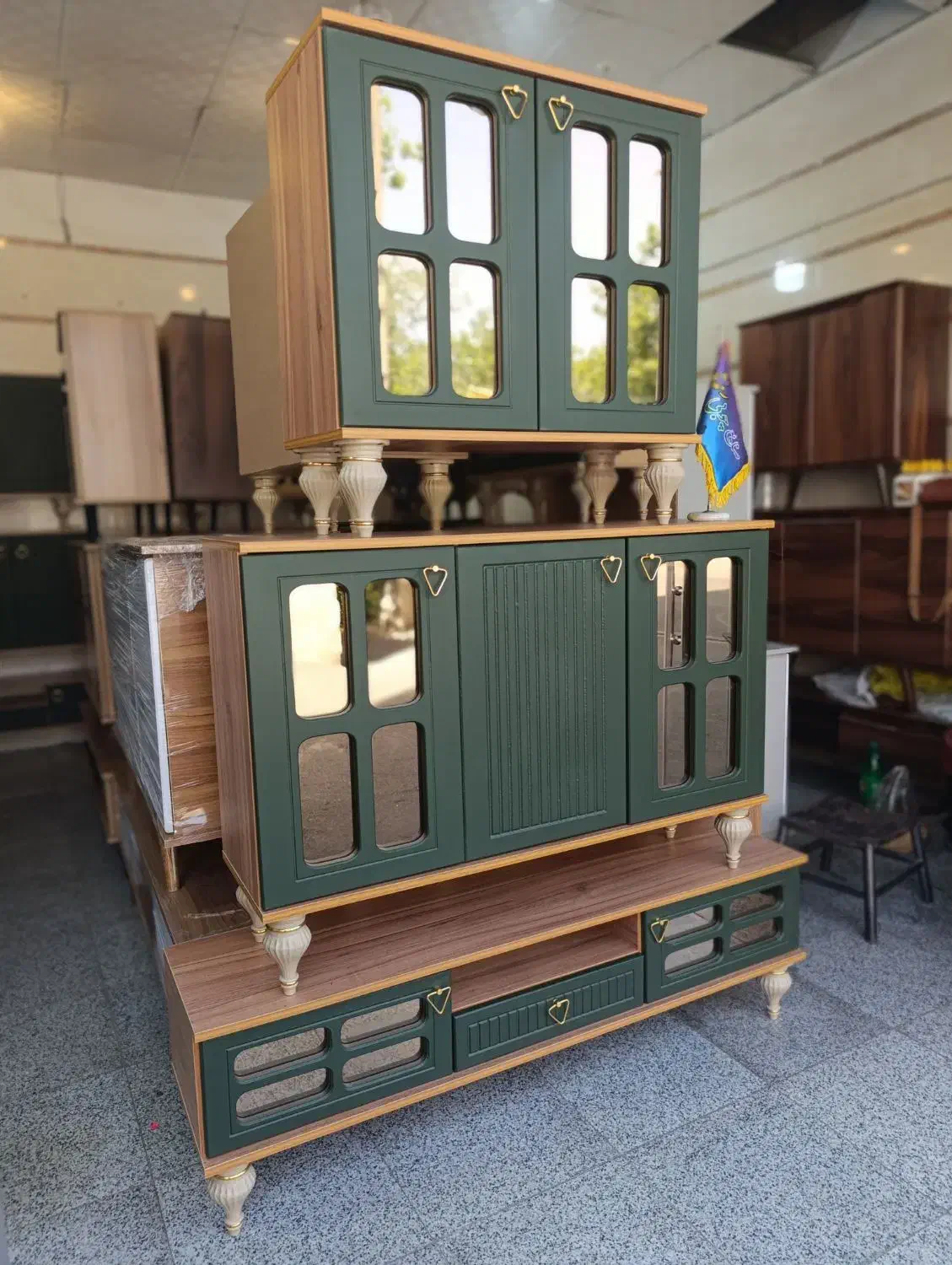 کنسول آینه و جاکفشی و تی وی.مدل نیلا آینه خور|بوفه، ویترین، کنسول|تهران, شهید رجایی|دیوار