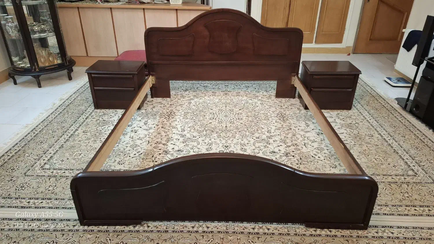 سرویس تخت خواب کامل، درب چوبی،تابلو ترمه|تخت و سرویس خواب|اصفهان, ملکشهر|دیوار