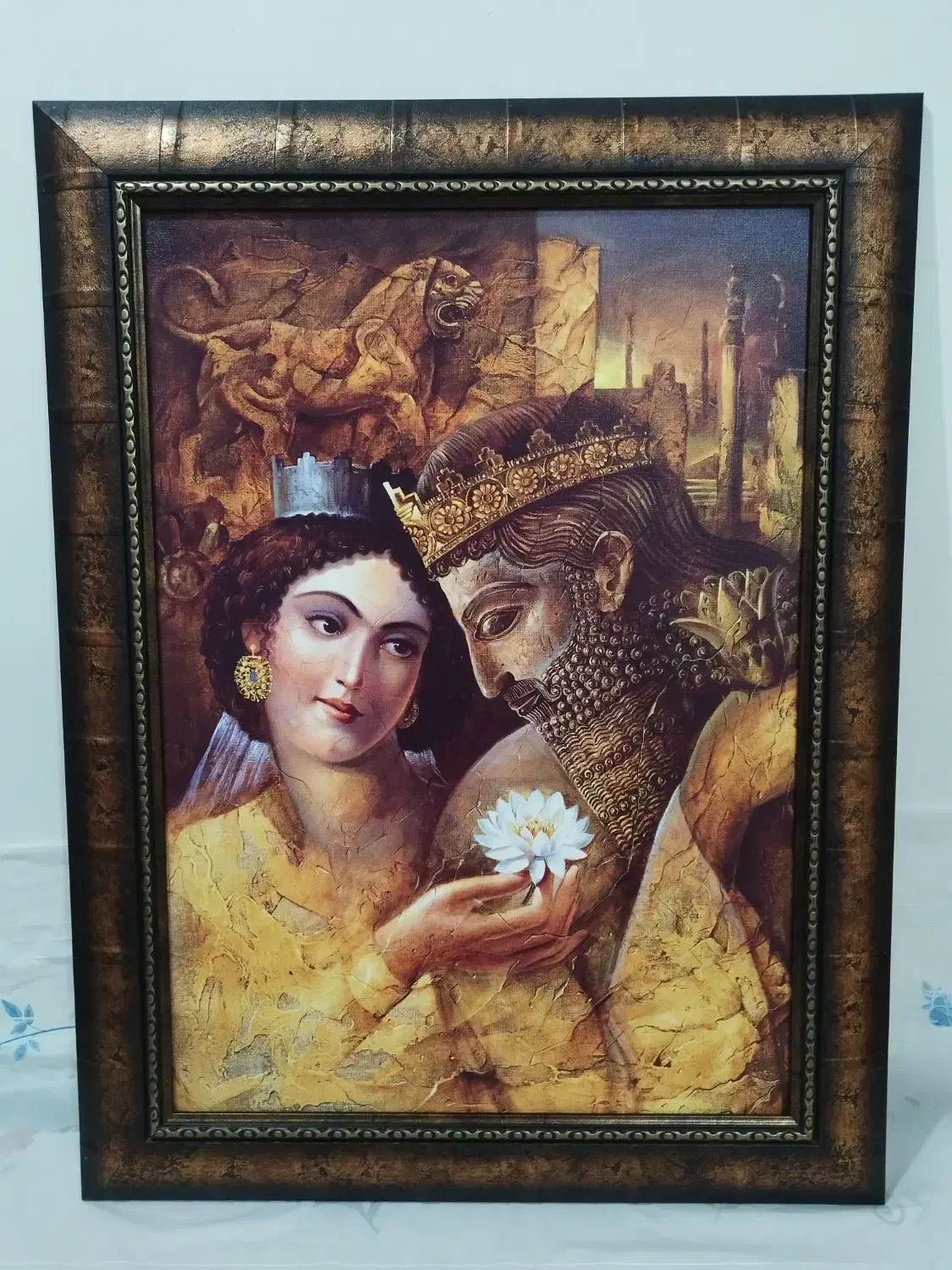 دو عدد تابلو قدیمی|کلکسیون اشیاء عتیقه|اهواز, گلستان|دیوار