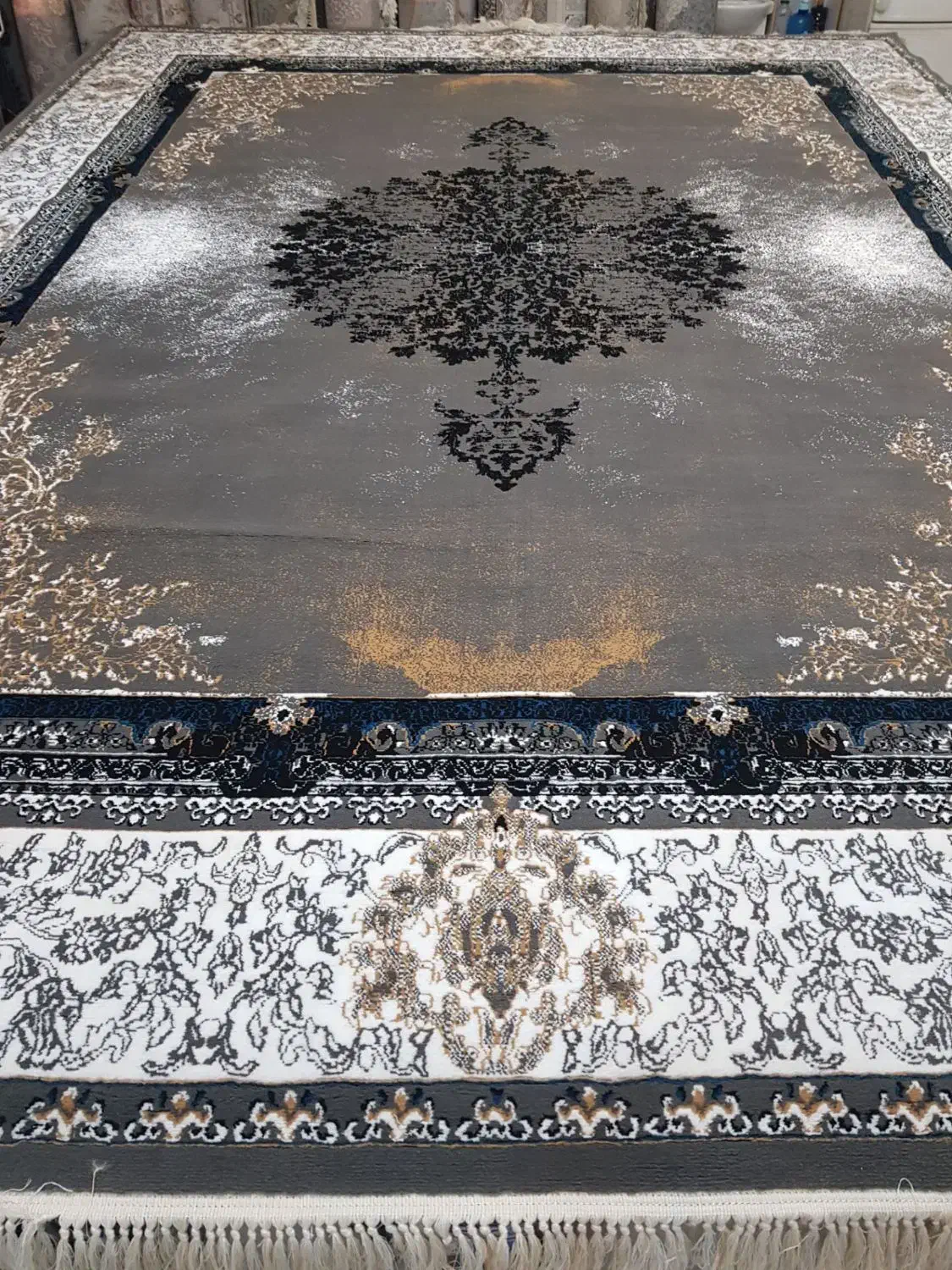 فرش ماشینی  نگارین //در رنگ و آبعاد متنوع|فرش|اصفهان, رهنان|دیوار