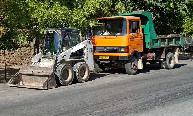 حمل ناخاله باخاور کمپرسی وبابکت وکارگر|خدمات حمل و نقل|شیراز, طلاب|دیوار