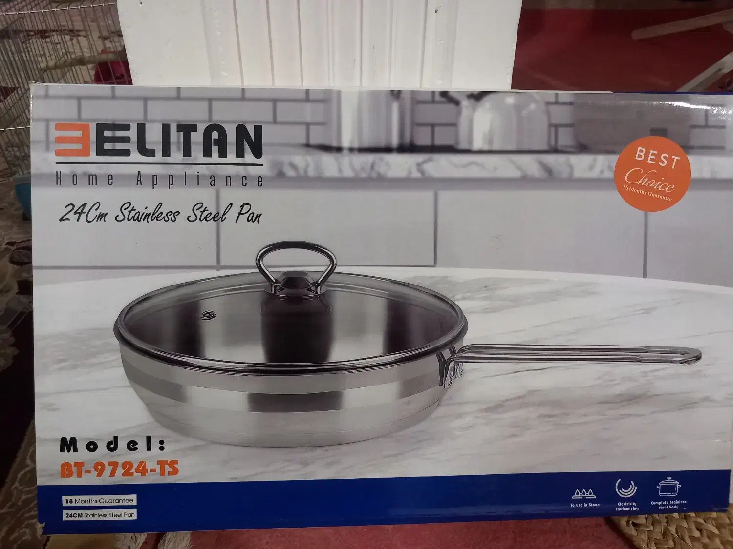 ست قابله 12 دوازده پارچه استیل اصل جنس خارجی|ظروف پختوپز|بم, |دیوار