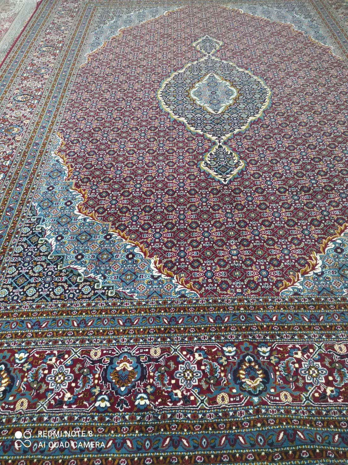 فرش ریزه ماهی ۱۲متری|فرش|زنجان, |دیوار