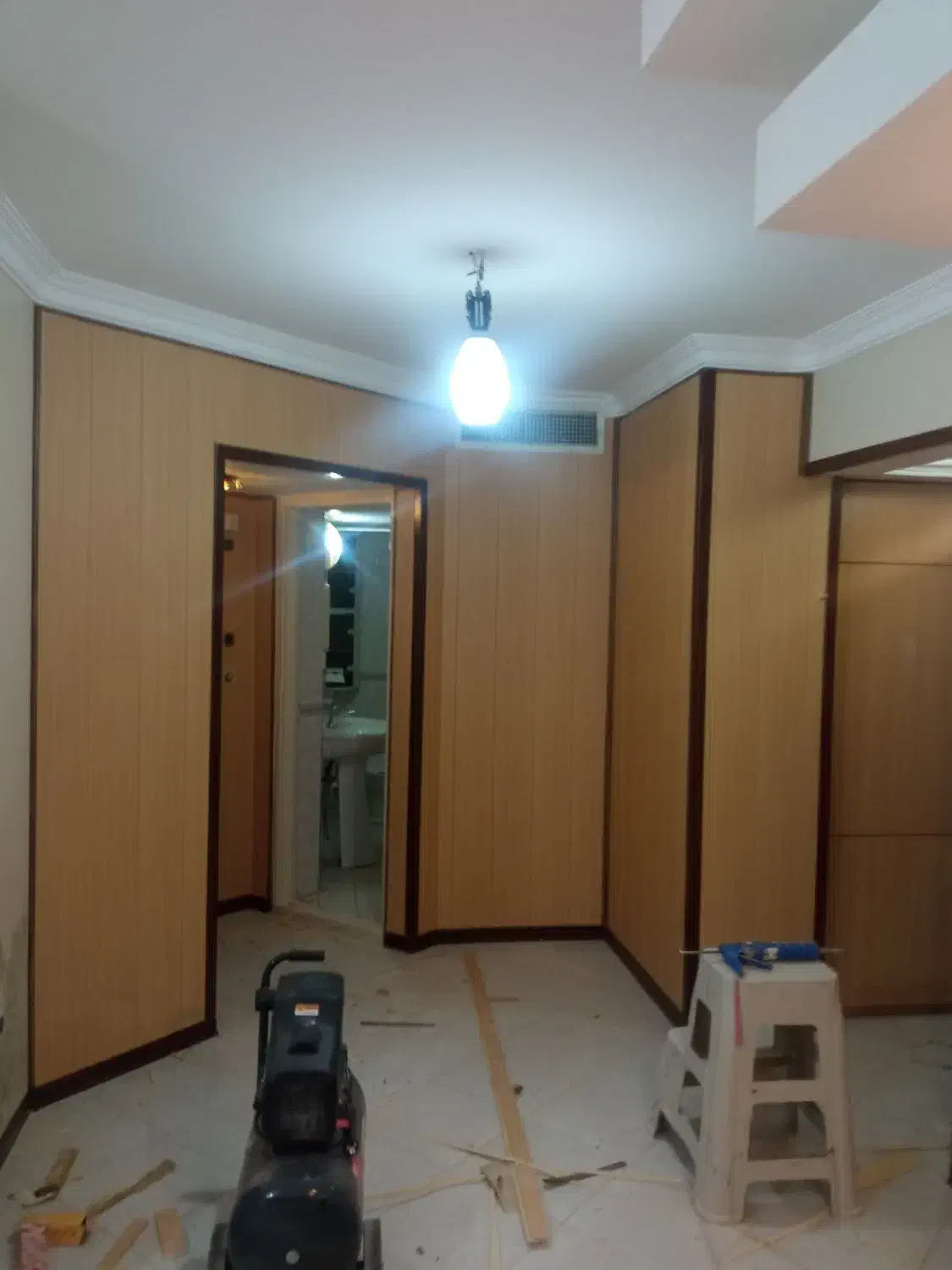 نصب سقف کاذب pvc قرنیز پارکت دیوار پوش ماربل ترمو|خدمات پیشه و مهارت|اصفهان, ملکشهر|دیوار