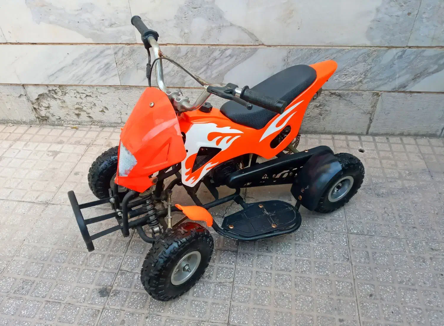 موتور مینی چهار چرخ ۵۰ سی سی بنزینی روشن در حد|موتورسیکلت|تهران, سازمان آب|دیوار