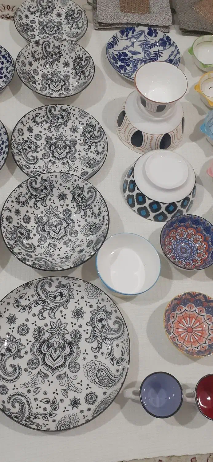 ظروف سرامیکی وکاسه و....|ظروف سرو و پذیرایی|علی‌آباد کتول, |دیوار