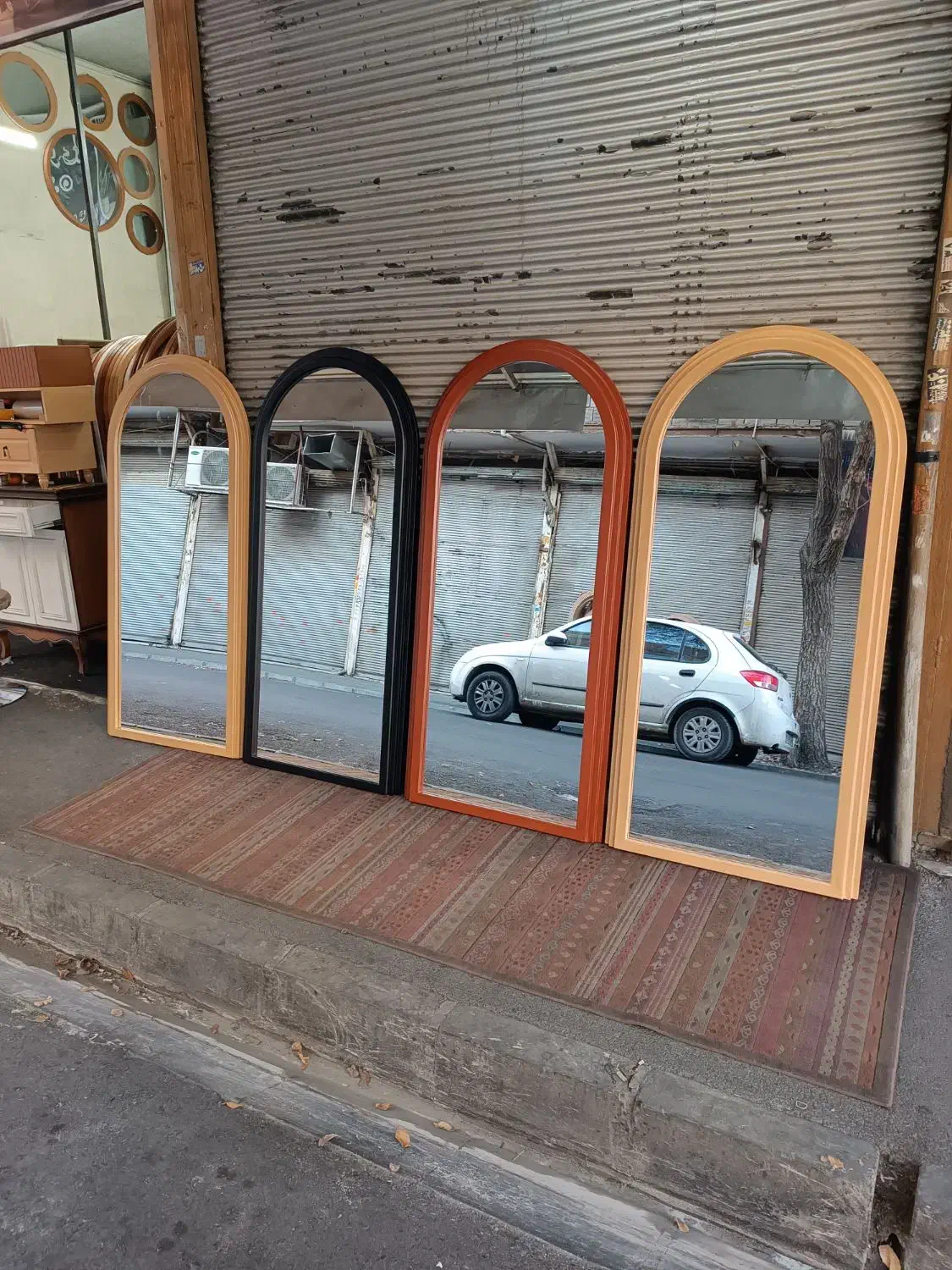 قاب آینه قدی پله ای|آینه|تهران, شهرک ولیعصر جنوبی|دیوار