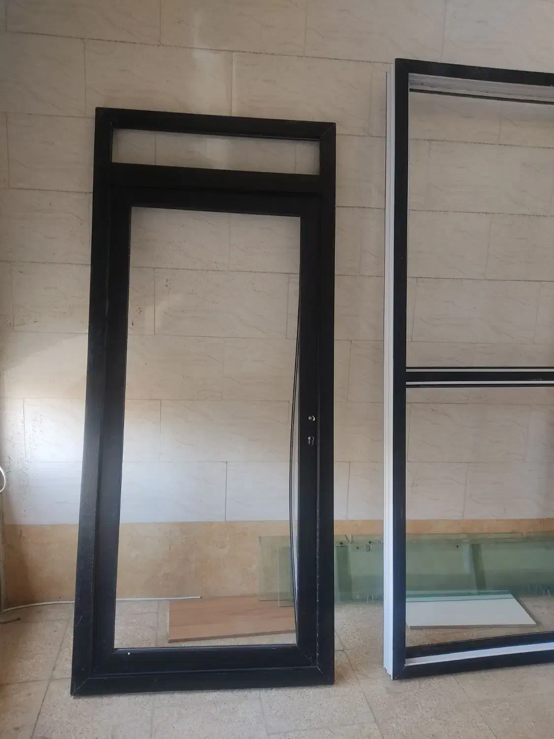 درب و پنجره UPVC دو رو لمینیت|مصالح و تجهیزات ساختمان|باسمنج, |دیوار